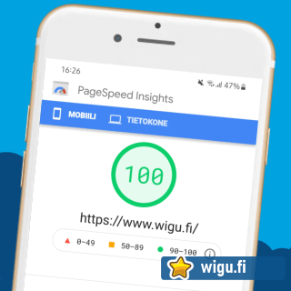wigu.fi nopeustesteissä